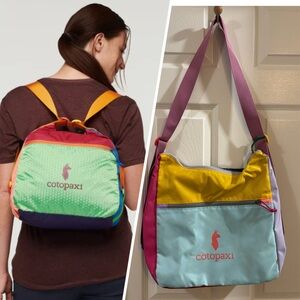 NWOT Cotopaxi Taal Convertible Tote hiking backpack crossbody shoulder bag